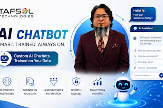 custom develop an efficient ai chatbot for your business