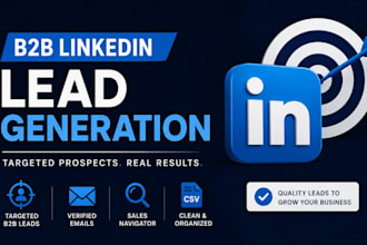 do b2b linkedin lead generation sales navigator lead generation prospect list