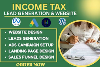 tax preparation finance website income tax income tax leads tax website