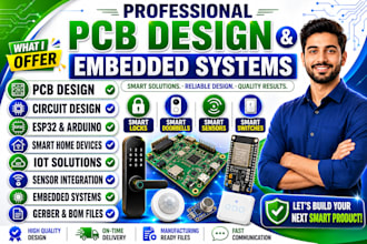 pcb for smart locks, smart sensor, smart automation, smart doorbells, switches