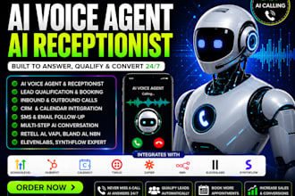 build ai voice agent, ai receptionist, vapi, bland ai, n8n automation