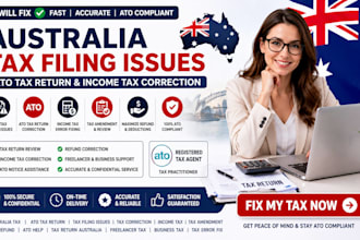 fix australia tax filing issues ato tax return income correction