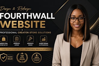 design and redesign fourth wall website fourthwall store, design pod store