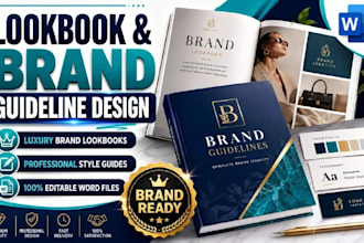 format lookbooks and brand guidelines in microsoft word