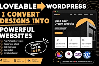 convert loveable ai to wordpress, base 44 to wordpress redesign loveable ai