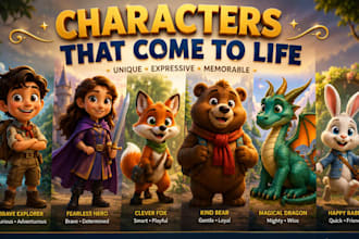 illustrate children book, storybook illustration and book cover