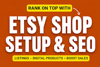 set up your etsy shop with etsy seo etsy listing and etsy digital product