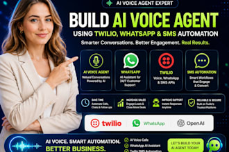 build ai voice agent using twilio whatsapp ai assistant twilio SMS automation