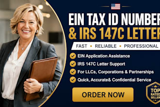 apply for ein tax id number and help obtain irs 147c letter