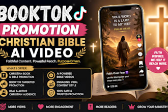 do booktok promotion for christian books, children books, and amazon KDP authors