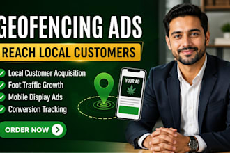 setup geofencing cannabis ads, geofencing cbd ads to drive local customers