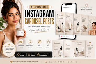 create ai powered instagram carousel posts for brands and businesses