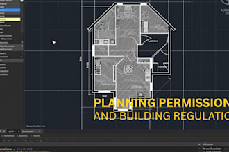 create UK planning permission and building regulation drawings for approval