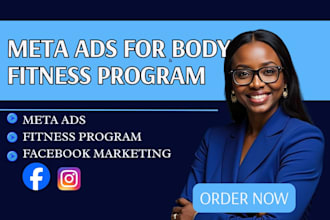 create complete meta ads campaigns for body transformation and fitness programs