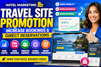 hotel marketing travel site promotion increase bookings and direct reservations