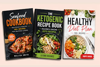 cookbook writer cookbook formatting 4k cooking videos cover design amazon kdp