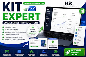 create convertkit email marketing automation and sales funnels