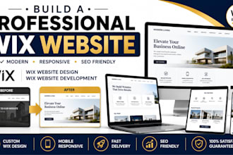 build wix website wix website design wix website development