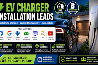 generate ev charger installation and tesla home charging leads