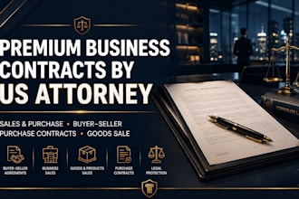 write a custom buyer and seller legal agreement