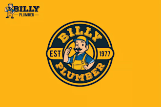 creative tradesman logo design for home service businesses