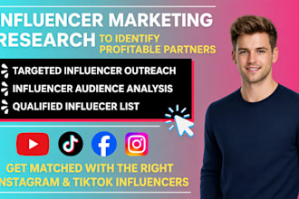 instagram influencer research influencer outreach youtube influencer marketing