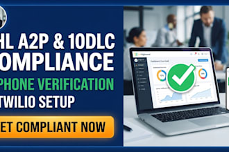 setup ghl a2p phone verification and ghl SMS compliance a2p 10dlc twilio setup