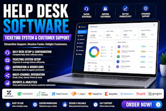 setup help desk software zendesk freshdesk zoho desk help scout liveagent gorgia