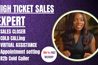 sales closer sales virtual assistance high ticket closer appointment setter