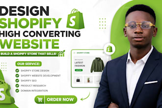 design shopify website and redesign shopify store for brands