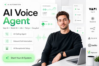 voice ai agent retell ai cold calling n8n ai agent vapi ai gohighlevel elevenlab