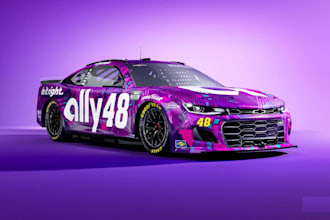 create racing nascar livery design and cgi
