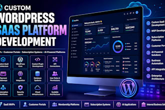 develop a custom wordpress saas platform
