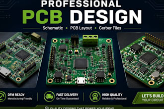 do custom pcb design, schematic pcb design and expert multi layer pcb layout