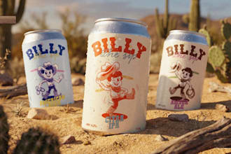 do craft beer can label design and packaging design