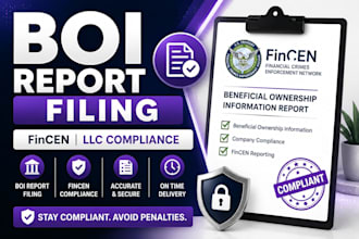 file your boi report with fincen for your US llc compliance