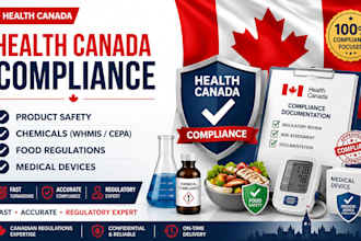 do health canada compliance for product safety, chemicals, food, medical device