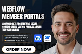 build webflow membership website webflow memberstack membership integration