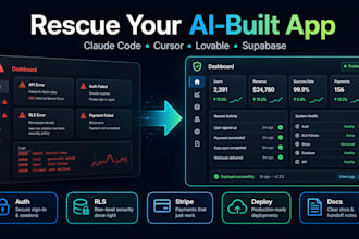 fix your claude code cursor lovable or supabase app