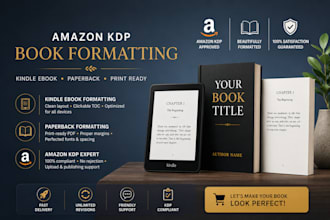 do amazon kdp book formatting kindle ebook formatting