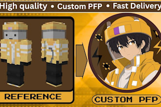 draw your minecraft skin to custom profile picture
