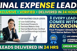 generate final expense leads burial insurance life insurance leads facebook ads
