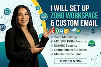 set up zoho mail zoho workplace and custom business email