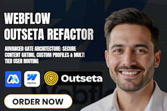 set up outseta webflow CRM webflow membership integration