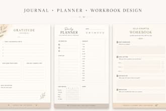do journal design workbook design digital planner lead magnet pregnancy journal