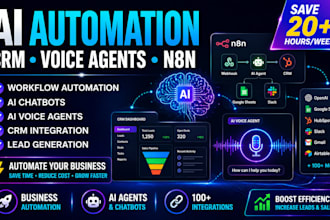 claw n8n ai automation CRM workflow setup ai voice agent chatbot setup