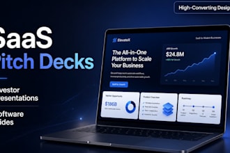 create software presentation, saas startup pitch deck and saas presentation