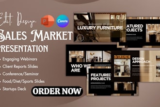 design, edit business slides, company presentation, sales market pitch deck ppt