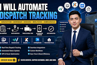 automate dispatch tracking servicetitan workwave kickserv mhelpdesk homeservices