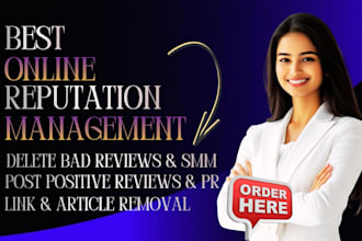 fix, repair, and manage your brand online reputation management, ORM and SEO